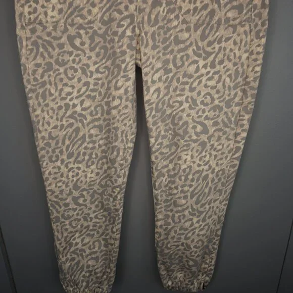 New Paige Mayslie Jogger Pants in Tortoise Shell Cheetah size 29